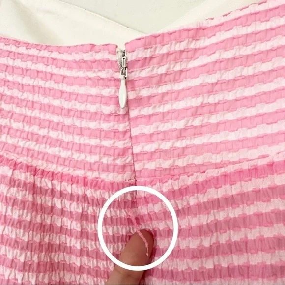 Amanda Uprichard Sicily Dress in Piquette Pink - Picture 12 of 16